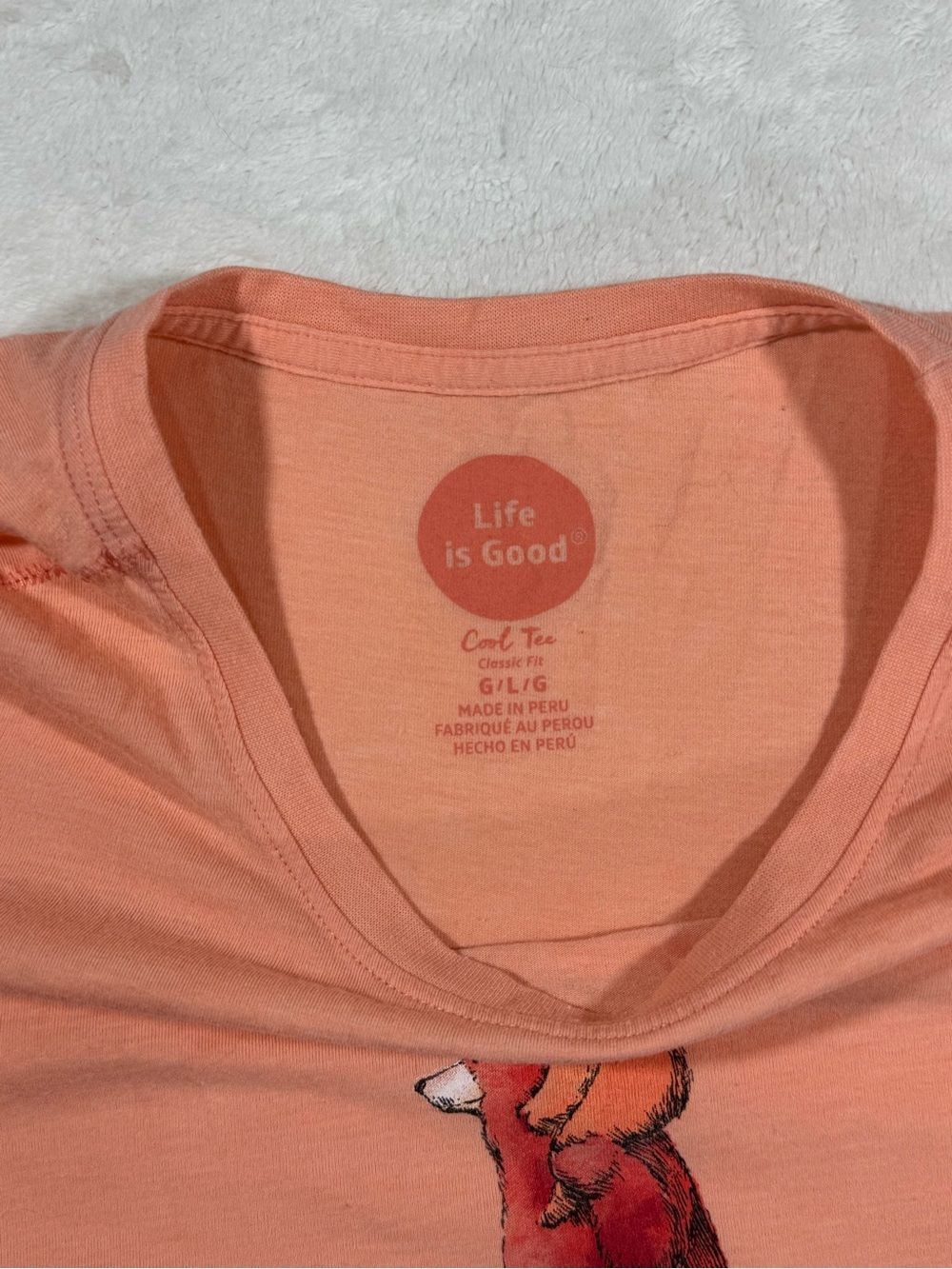 Life Is Good We Rise By Lifting Others Bear Graphic Tee L - Picture 4 of 6